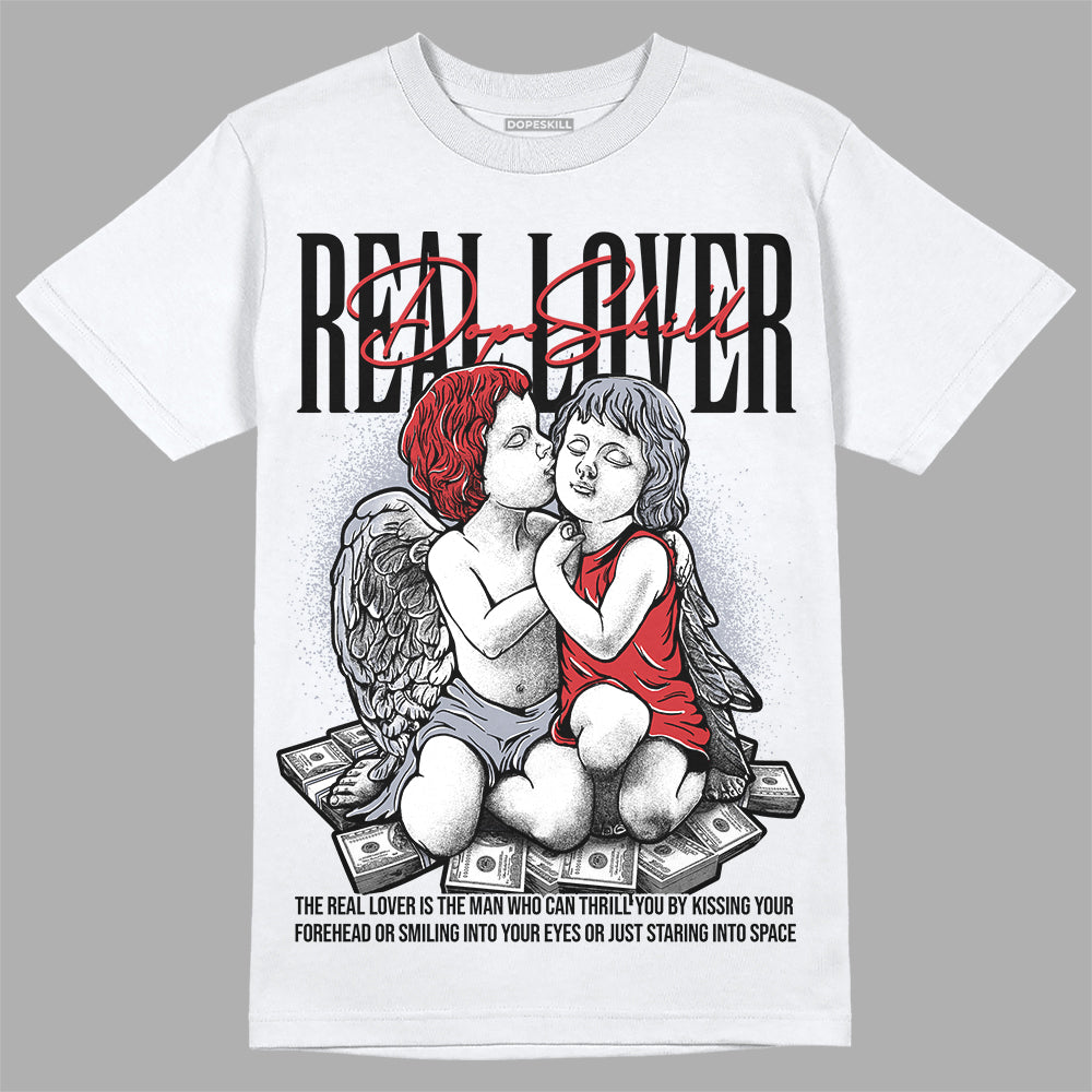 Bred Reimagined 4s DopeSkill T-Shirt Real Lover Graphic