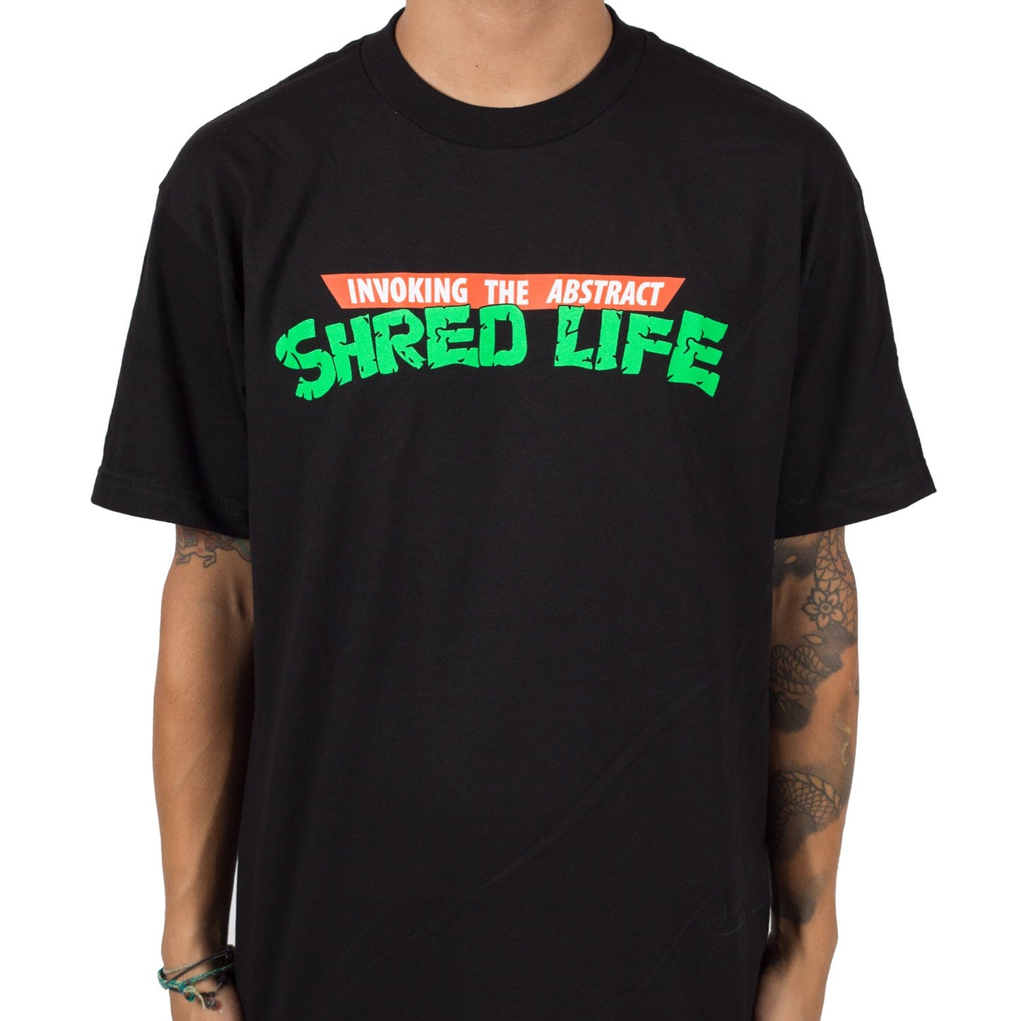 Invoking the Abstract "Shred Life" T-Shirt Style001