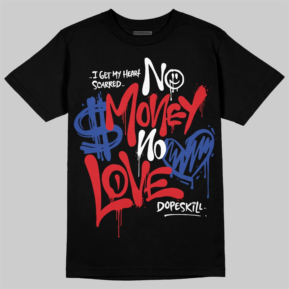 Seoul 2.0 3s DopeSkill T-Shirt No Money No Love Typo Graphic
