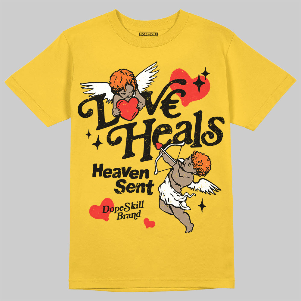 Black Tour Yellow AJ 4 Thunder DopeSkill Unisex T-Shirt New Love Heals Graphic