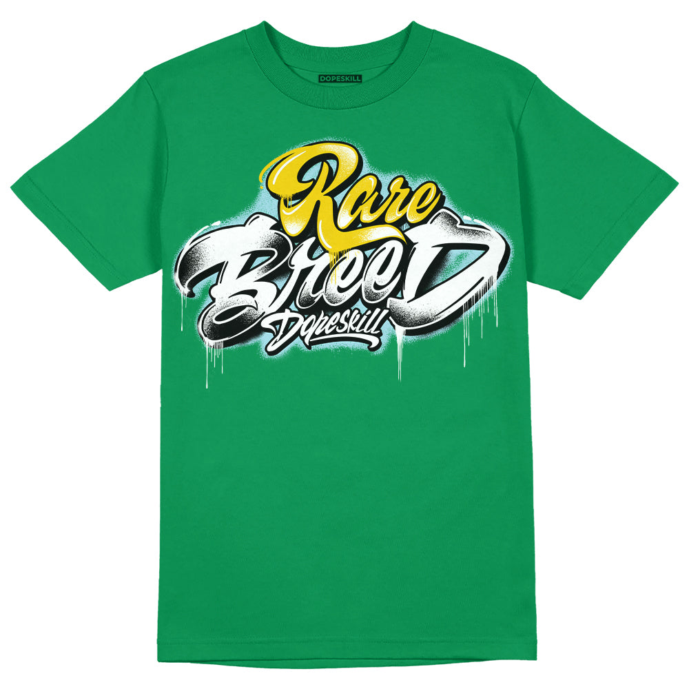 Lucky Green 5s DopeSkill Green T-shirt Rare Breed Type Graphic