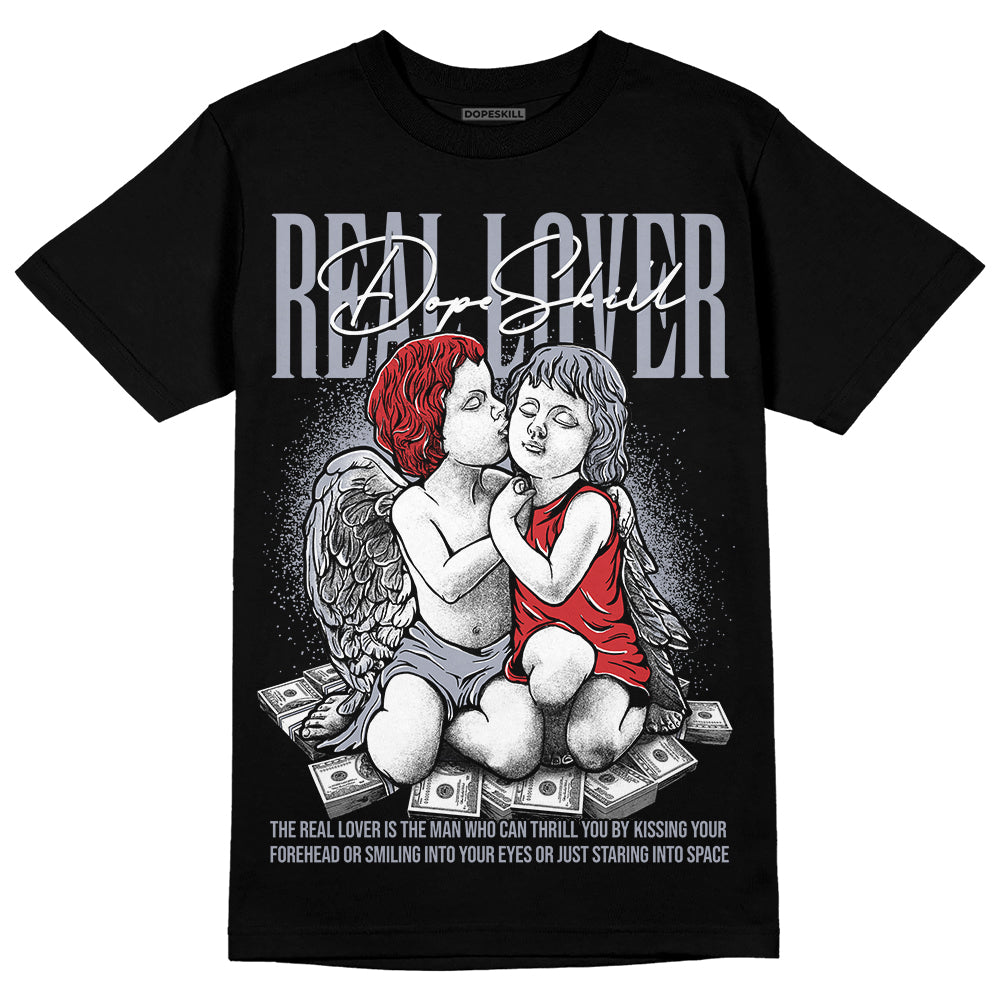 Bred Reimagined 4s DopeSkill T-Shirt Real Lover Graphic