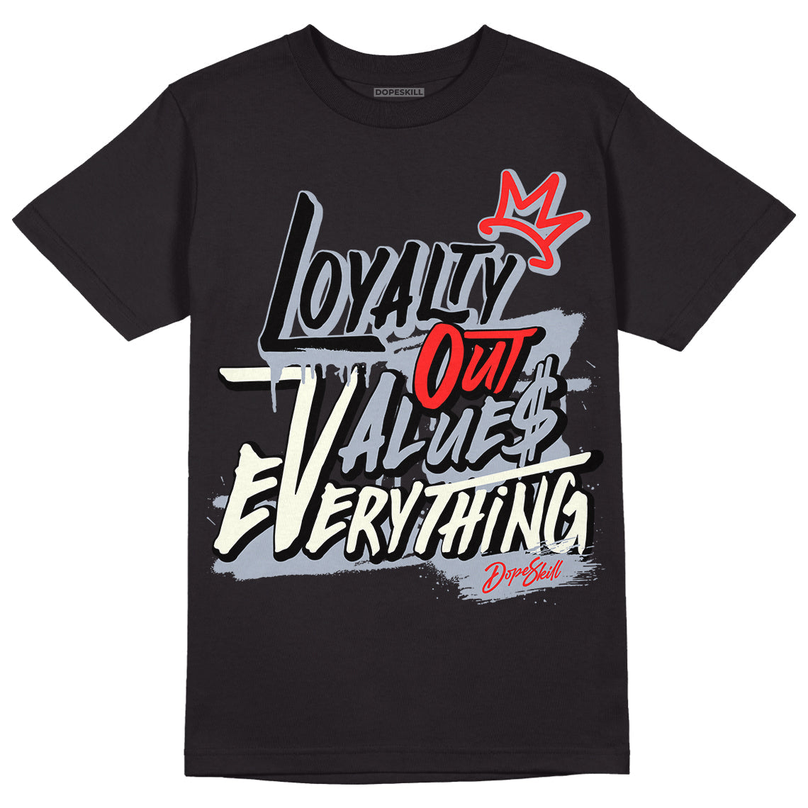 White Cement Reimagined 3s DopeSkill T-Shirt LOVE Graphic