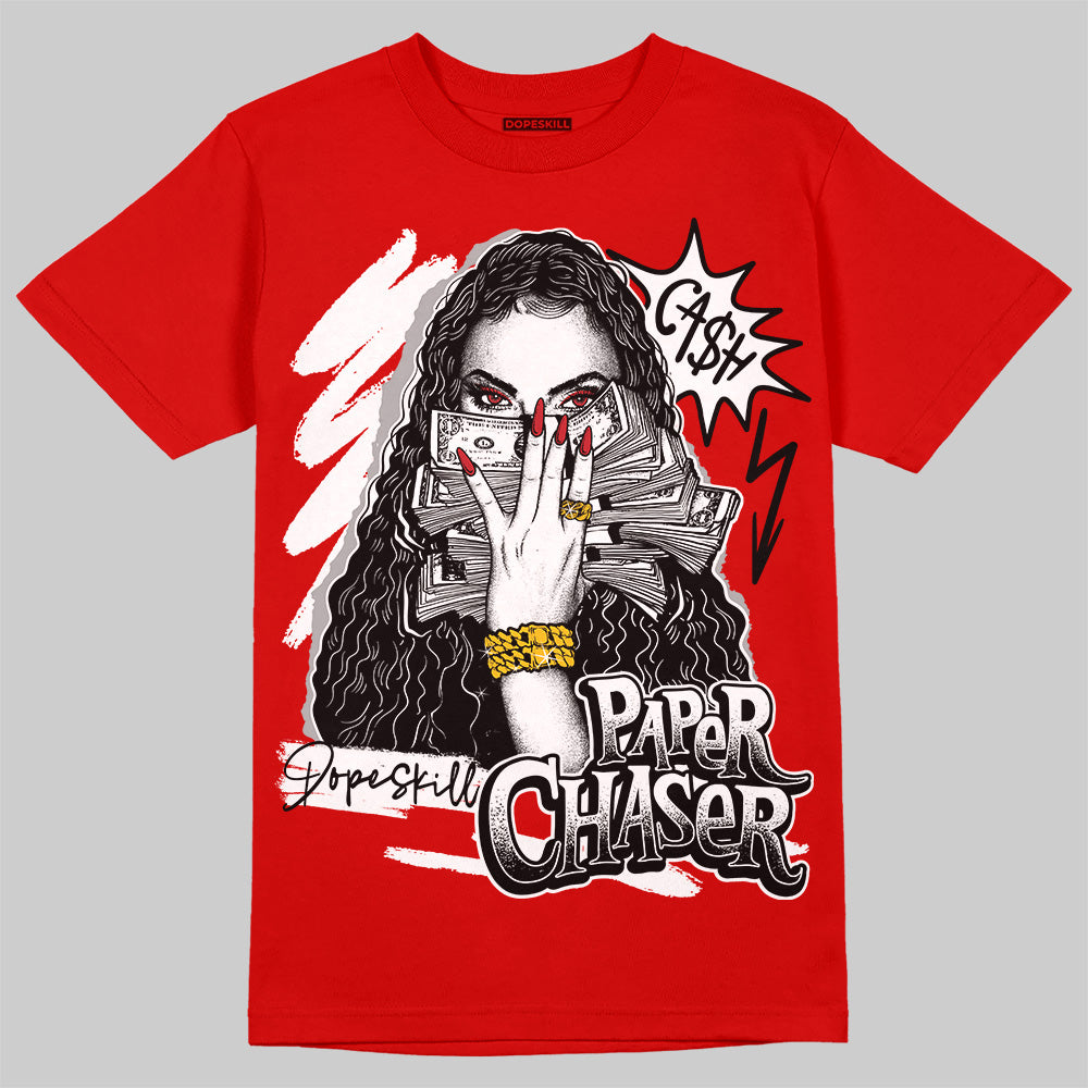 Bred Velvet 11s DopeSkill Red T-shirt NPC Graphic