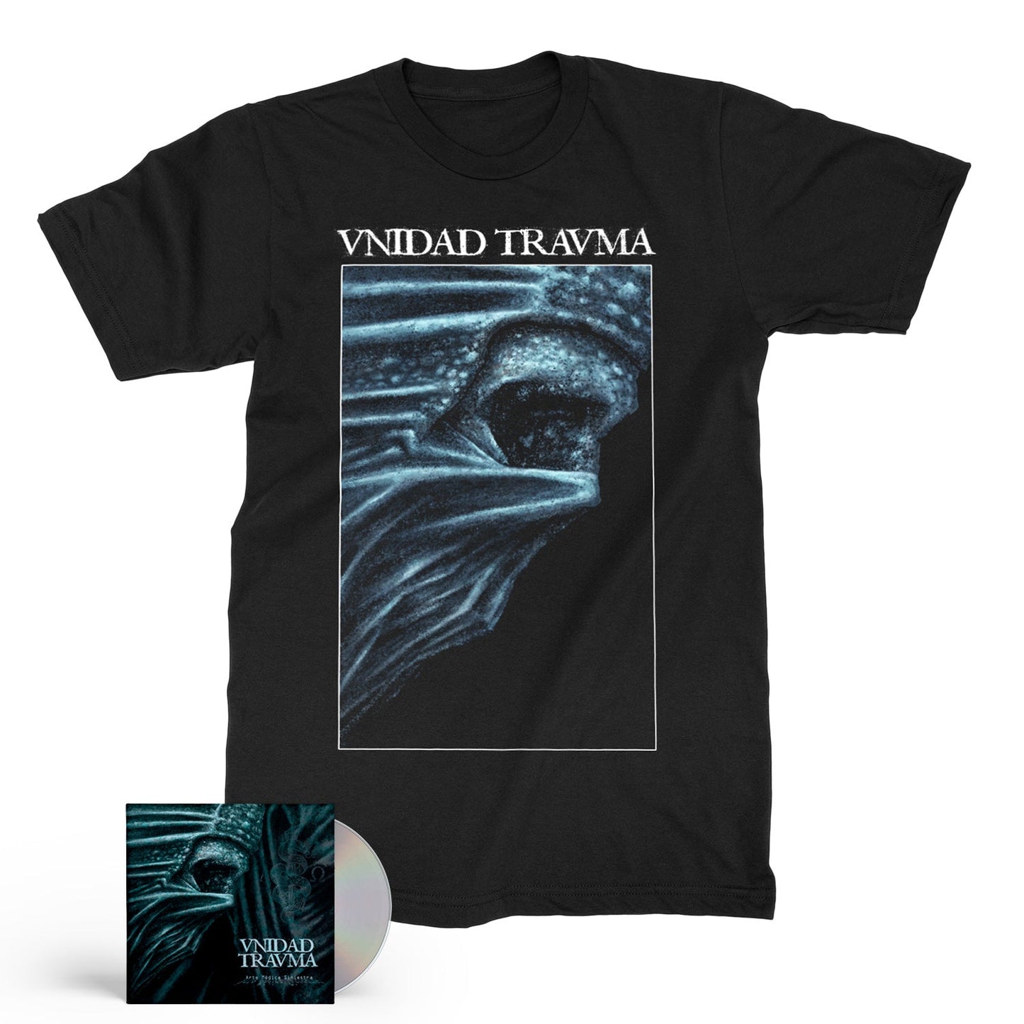 Unidad Trauma "Arte M√©dica Siniestra CD/Tee Bundle" Bundle