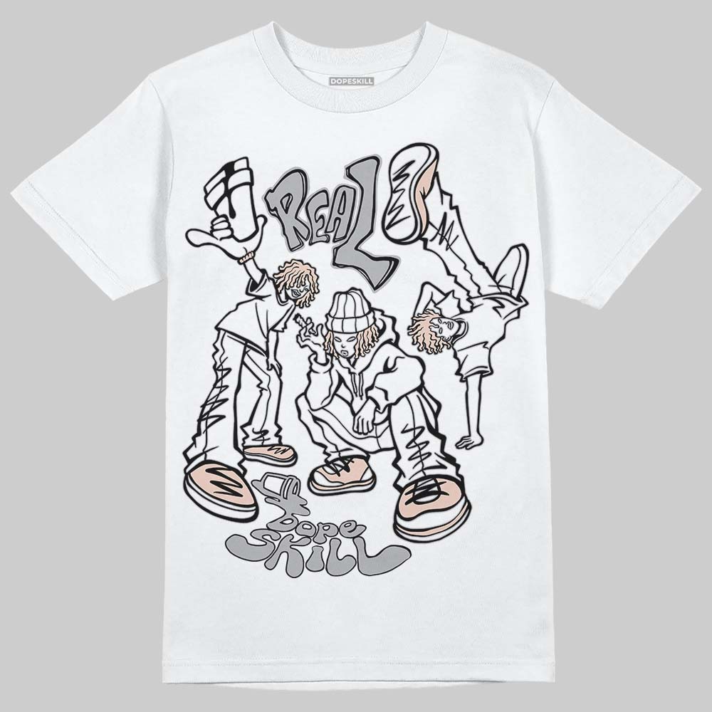 1130 Oyster Grey DopeSkill T-Shirt Real Y2K Players Graphic