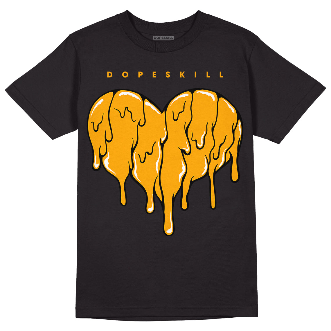Black Taxi 12s DopeSkill T-Shirt Slime Drip Heart Graphic