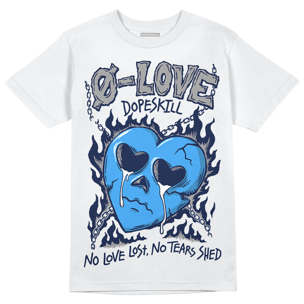 Midnight Navy 3s DopeSkill T-Shirt Crying Heart Graphic