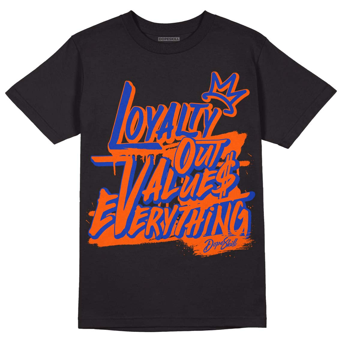 Dunk Low Futura Orange Blaze DopeSkill T-Shirt LOVE Graphic