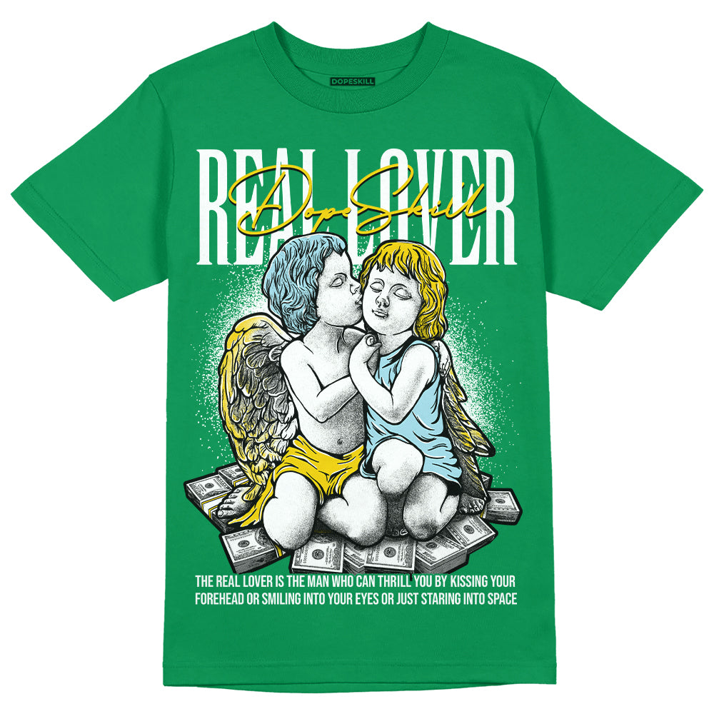 Lucky Green 5s DopeSkill Green T-shirt Real Lover Graphic