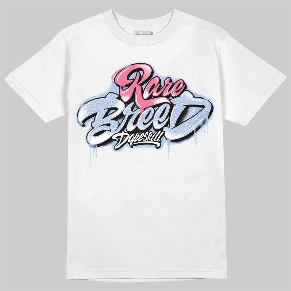 Denim Pink Glow 3s DopeSkill T-Shirt Rare Breed Type Graphic
