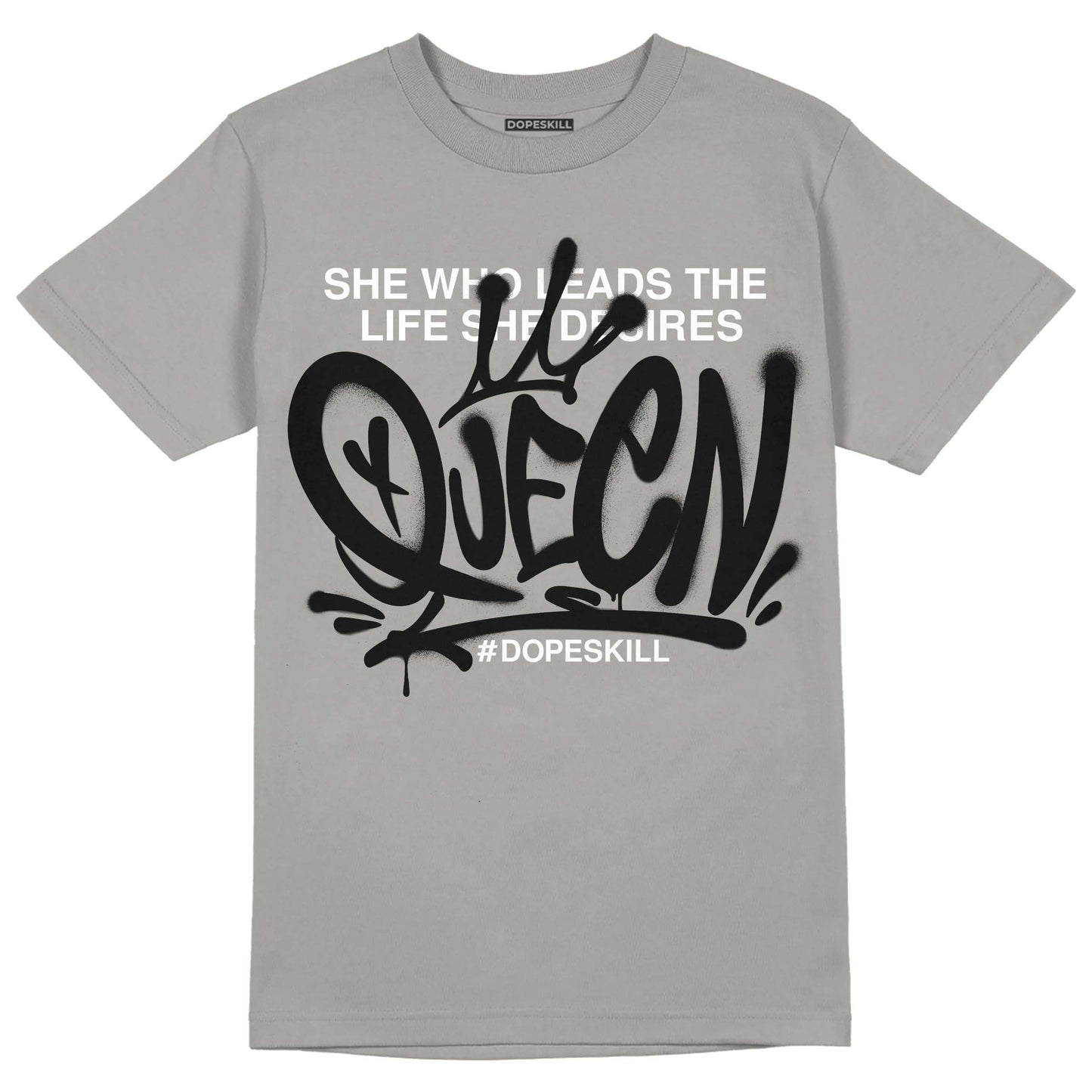 Grey Collection DopeSkill Grey T-shirt Queen Graphic