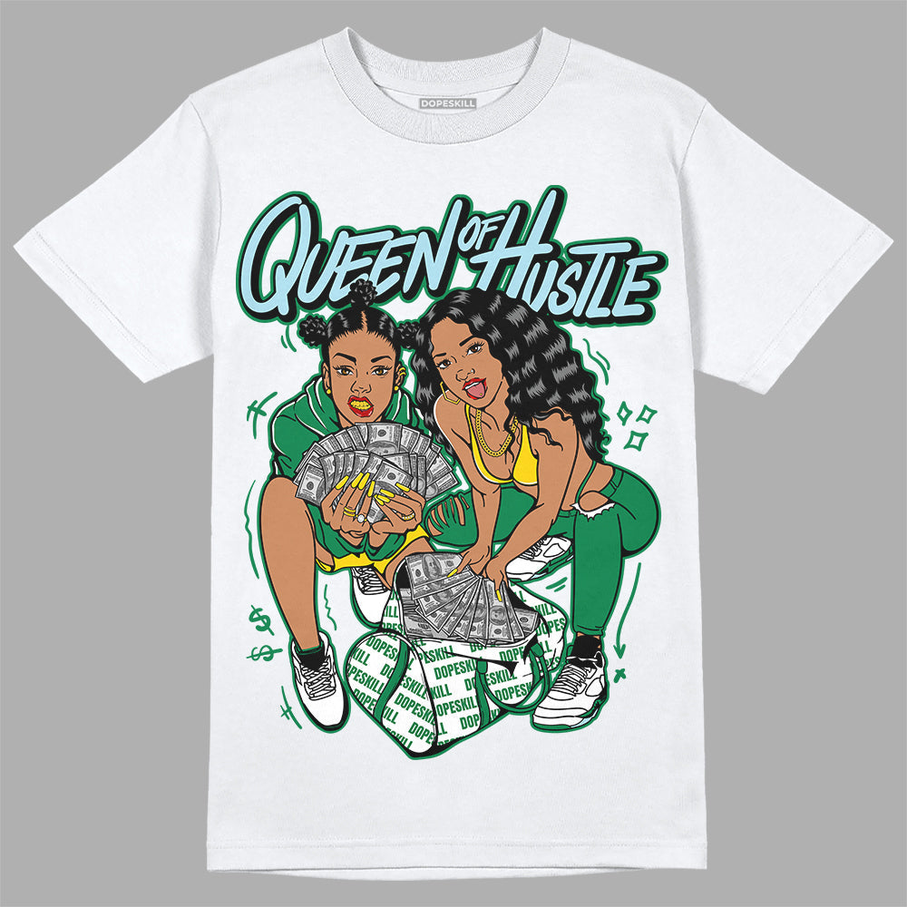 Lucky Green 5s DopeSkill T-Shirt Queen Of Hustle Graphic