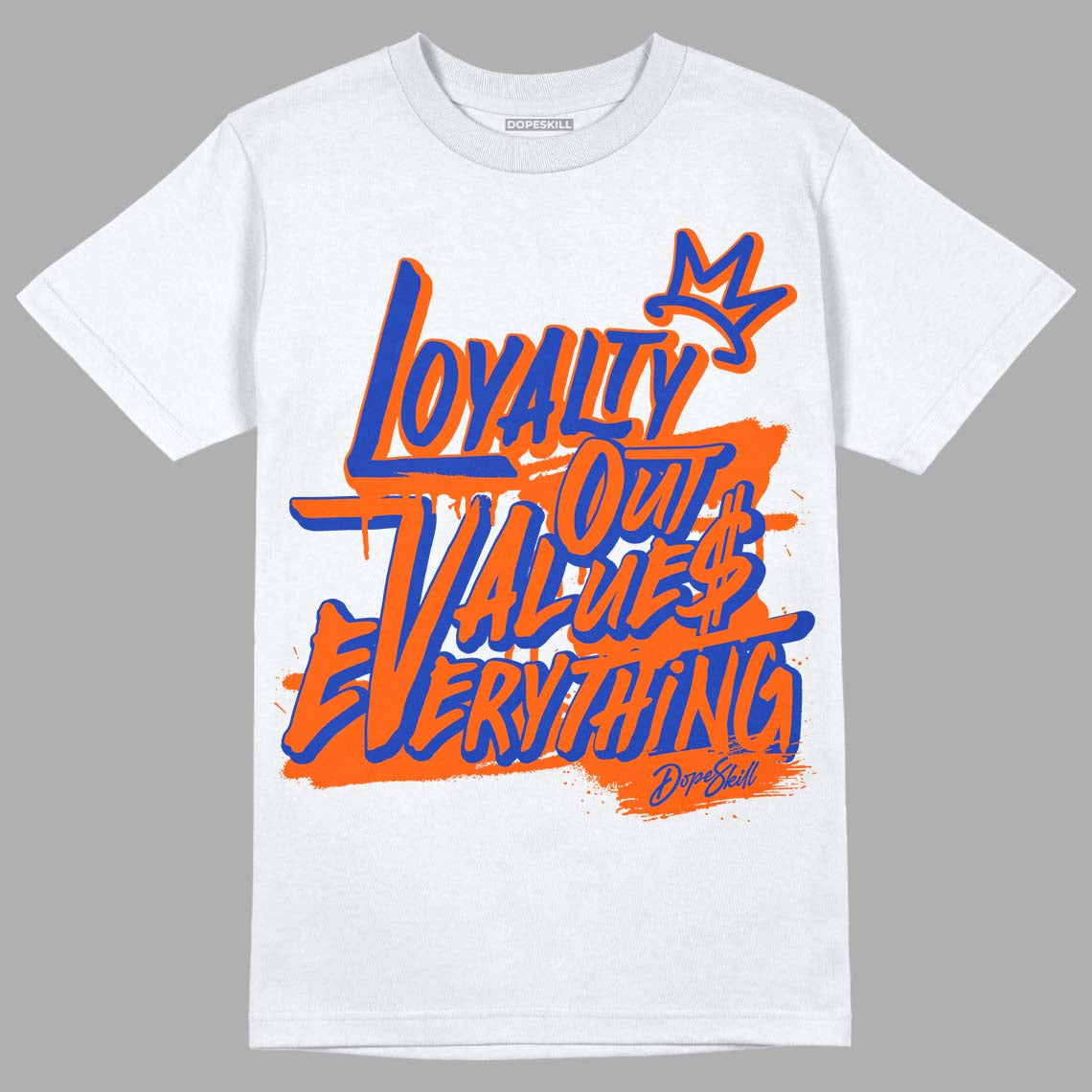 Dunk Low Futura Orange Blaze DopeSkill T-Shirt LOVE Graphic