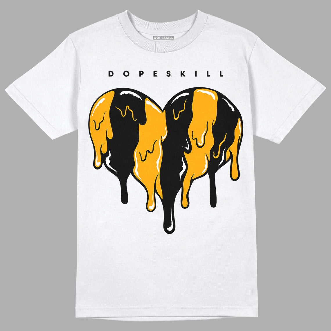 Black Taxi 12s DopeSkill T-Shirt Slime Drip Heart Graphic