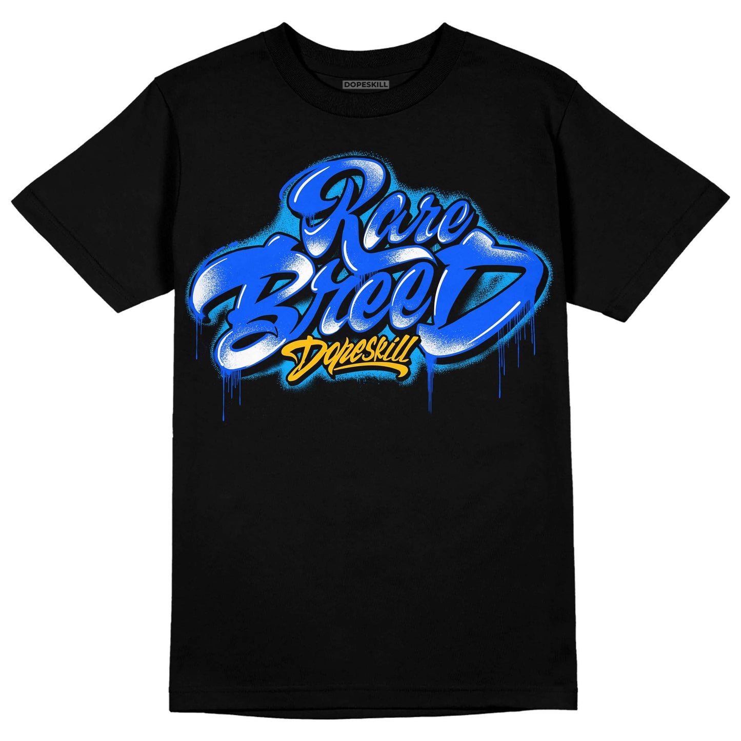 Royal Blue Collection DopeSkill T-Shirt Rare Breed Type Graphic