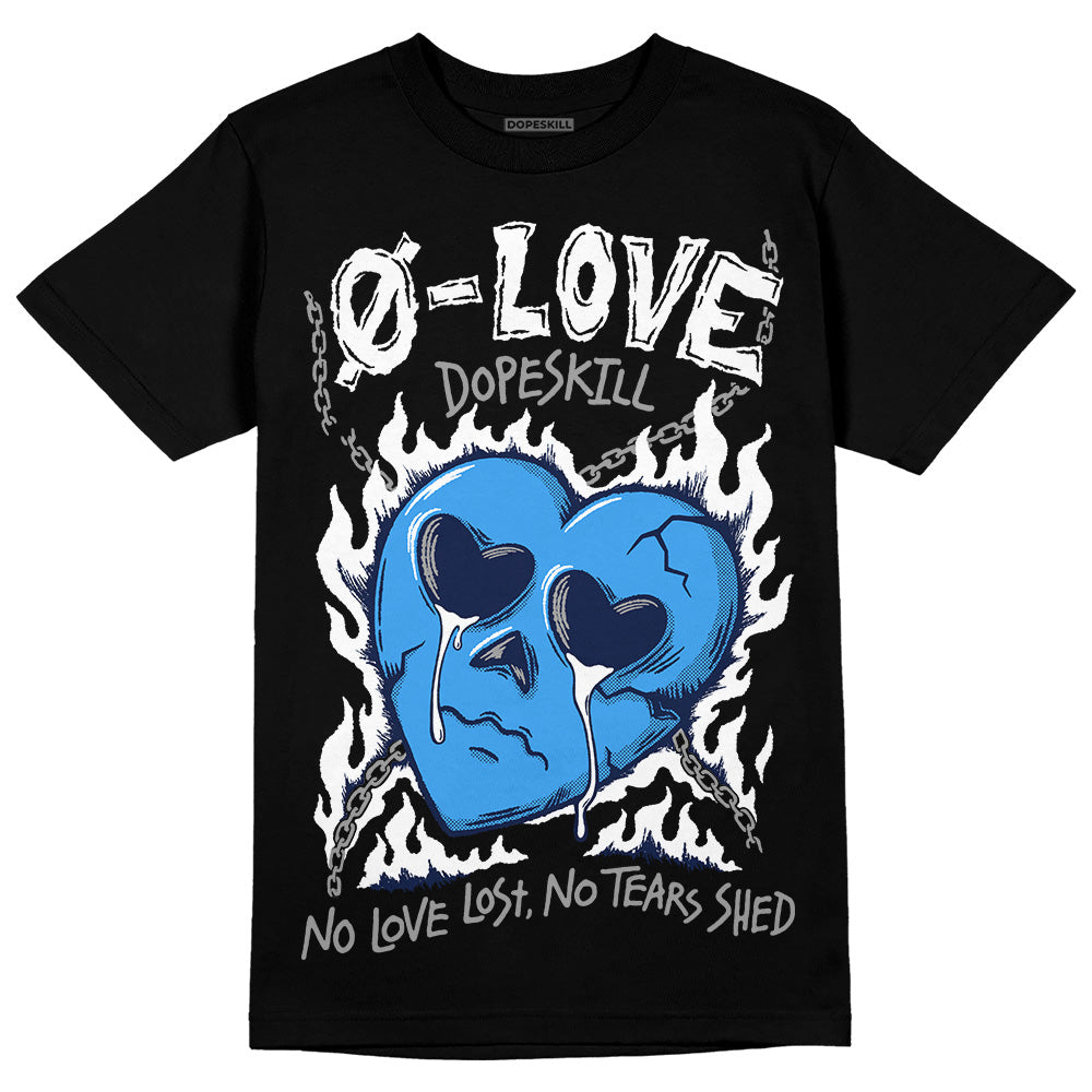 Midnight Navy 3s DopeSkill T-Shirt Crying Heart Graphic