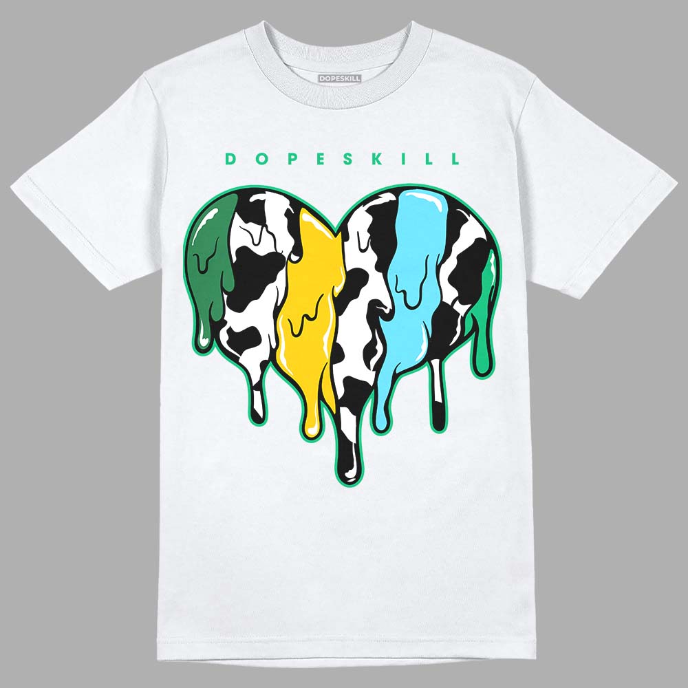 Chunky Dunks DopeSkill T-Shirt Slime Drip Heart Graphic