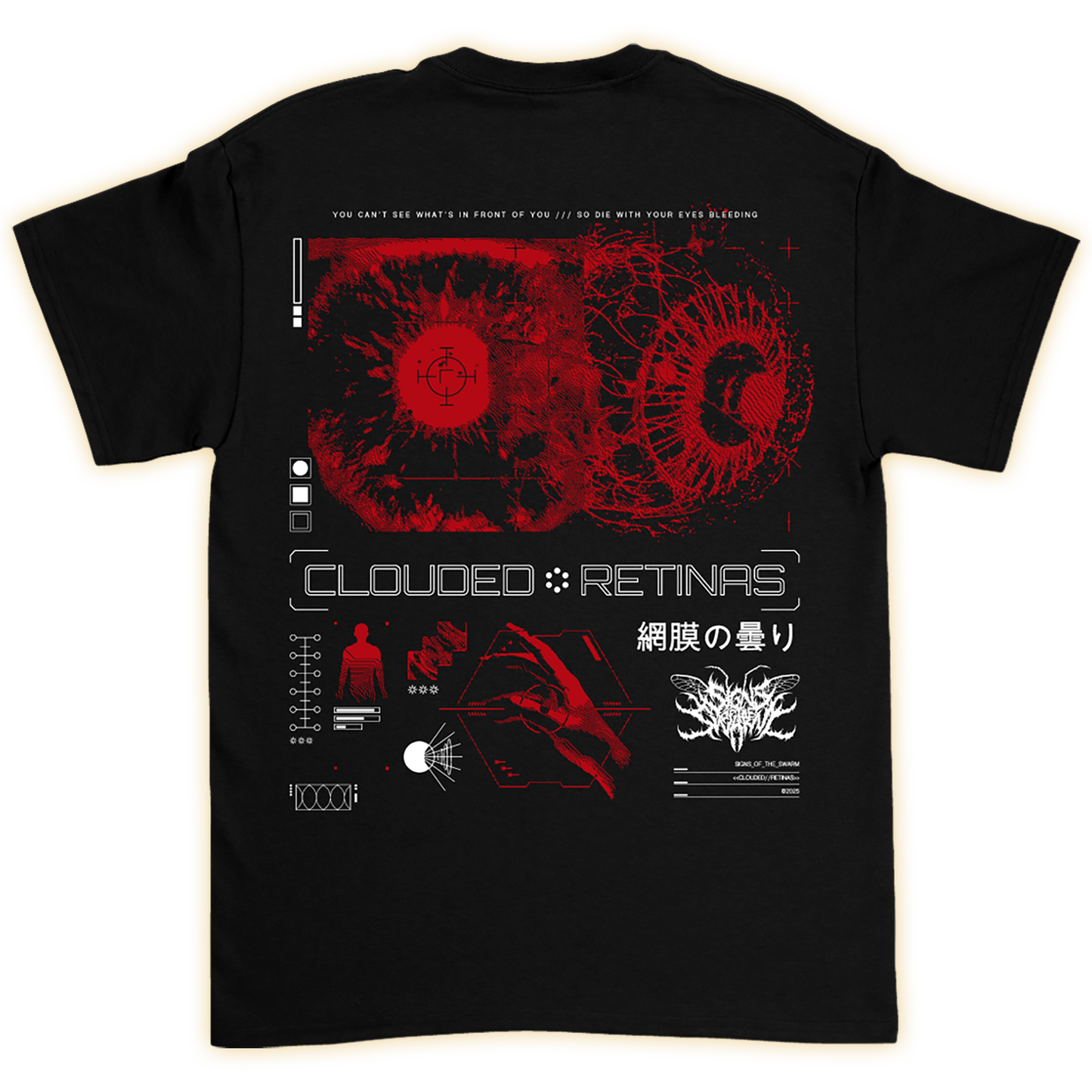Signs of the Swarm "Clouded Retinas" T-Shirt