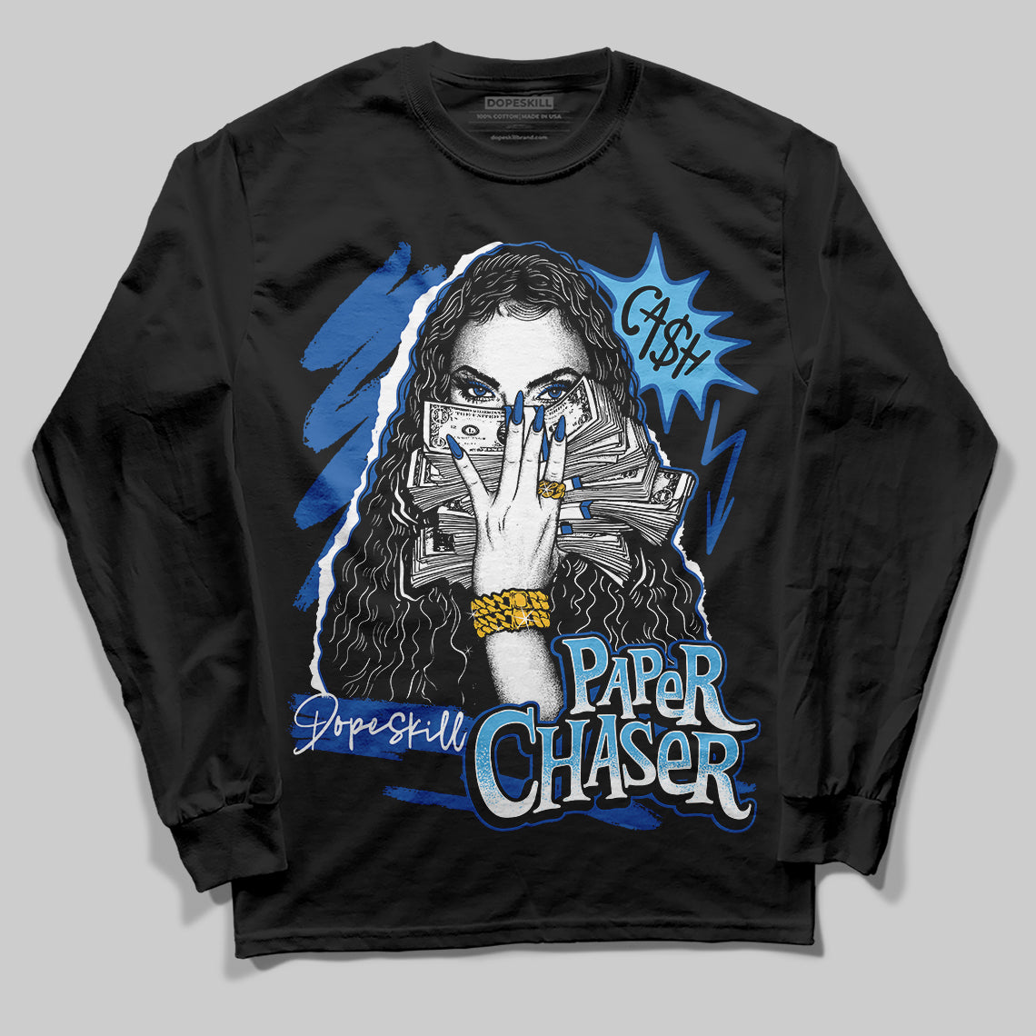 Blueberry 12s DopeSkill Long Sleeve T-shirt NPC Graphic