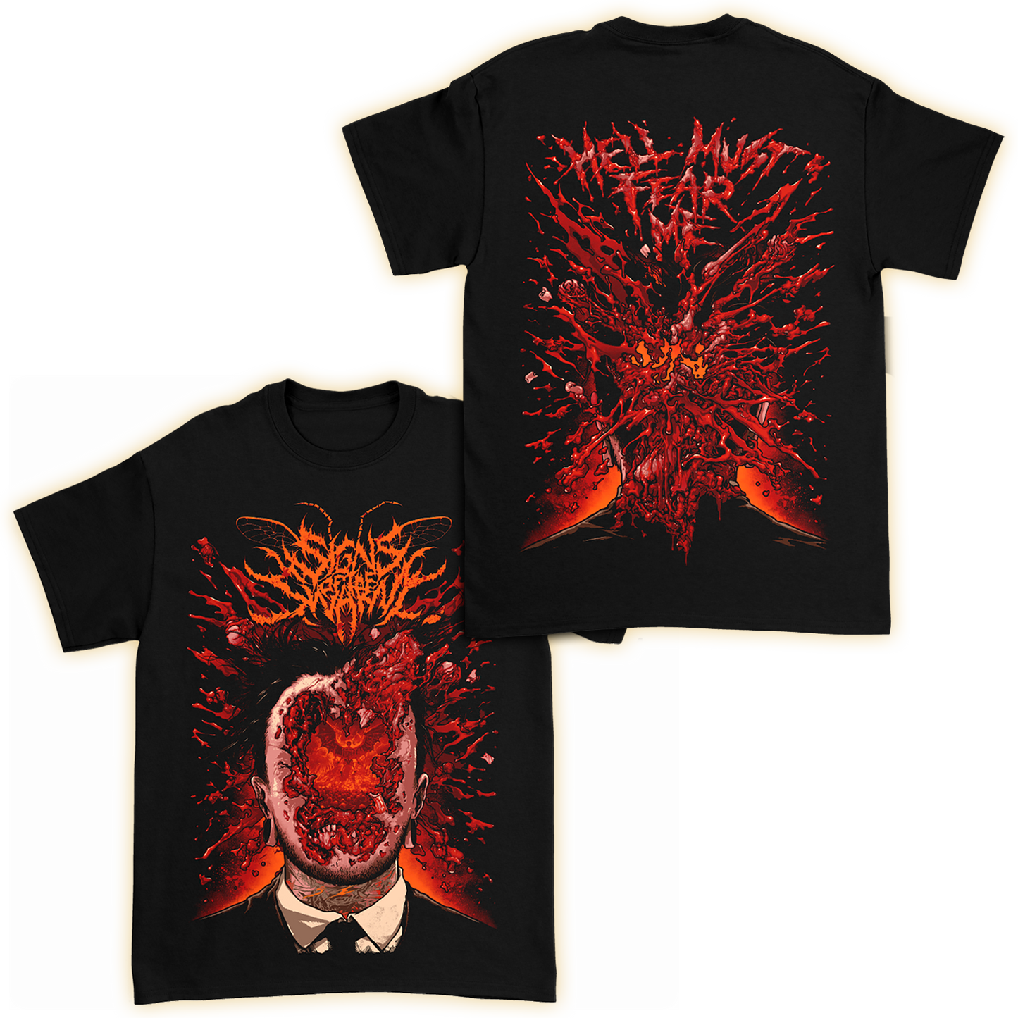 Signs of the Swarm "HELLMUSTFEARME" T-Shirt