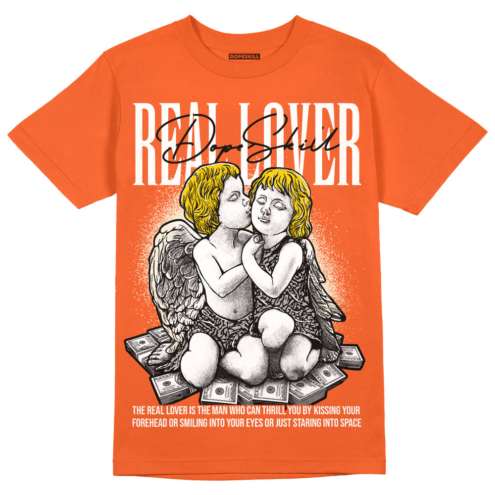 Georgia Peach 3s DopeSkill Orange T-shirt Real Lover Graphic