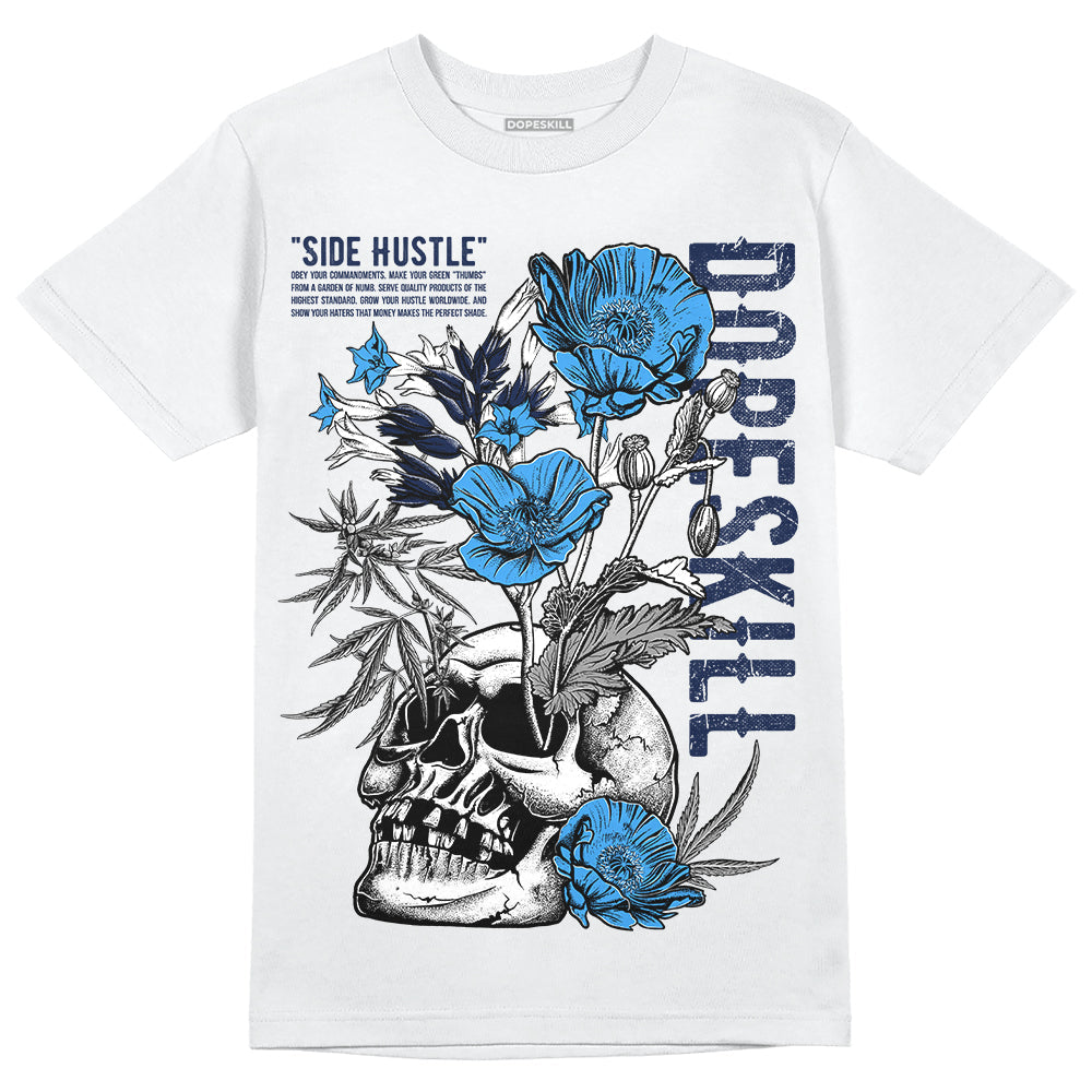 AJ Spizike White Obsidian DopeSkill T-Shirt Side Hustle Graphic
