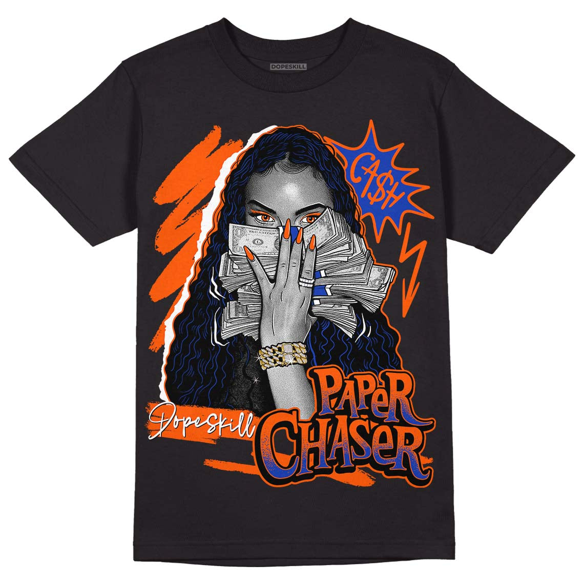 Dunk Low Futura Orange Blaze DopeSkill T-Shirt NPC Graphic