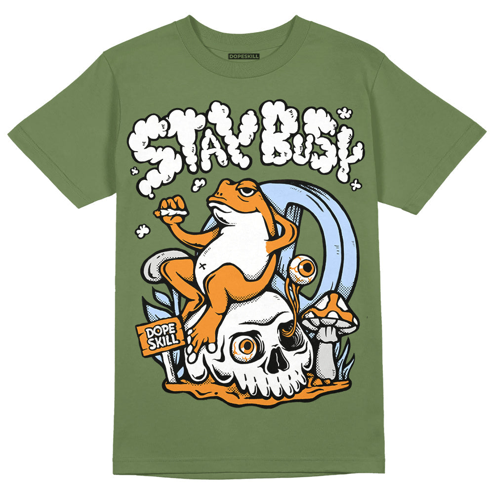 Olive 5s DopeSkill Olive T-shirt Stay Busy Graphic