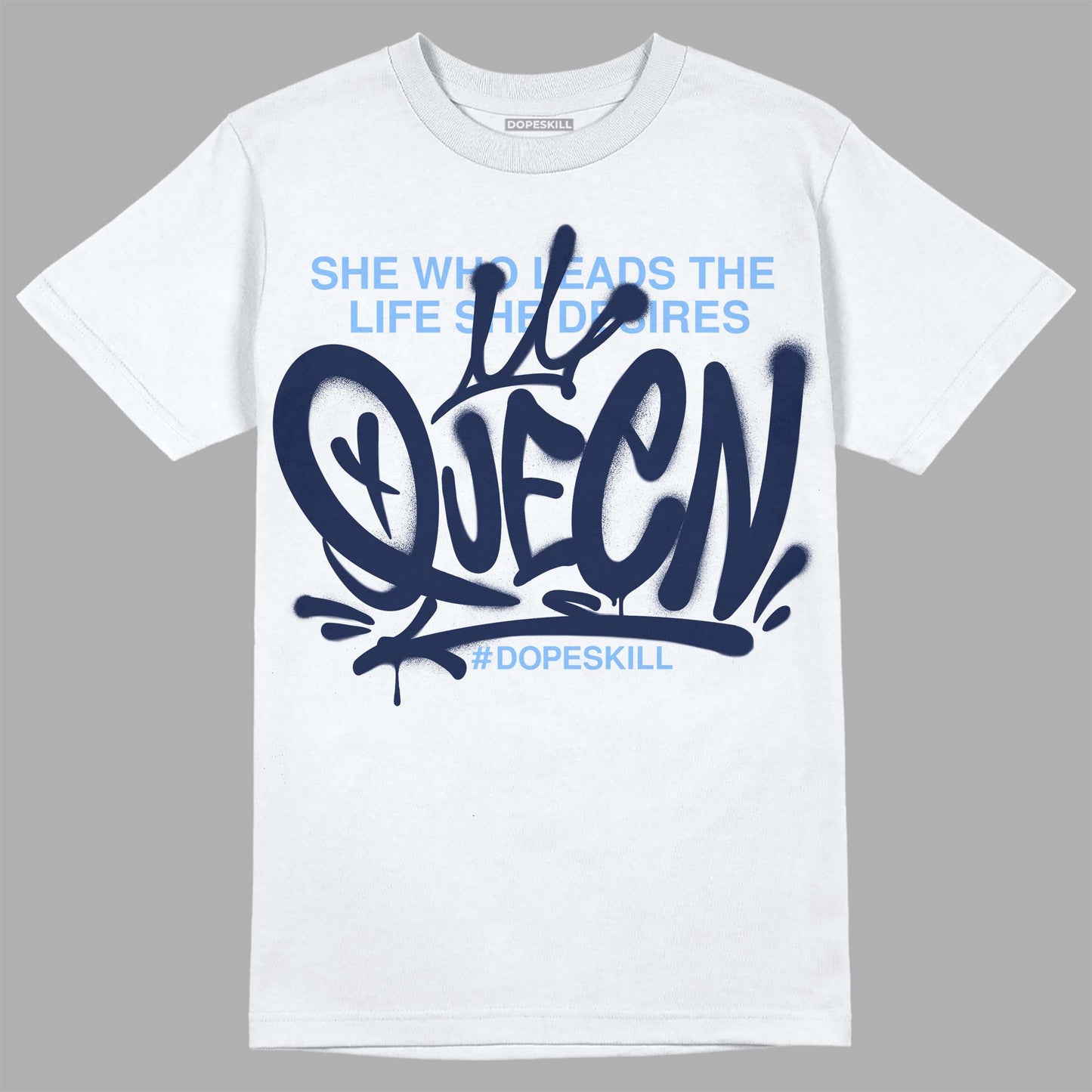 Midnight Navy 5s DopeSkill T-Shirt Queen Graphic