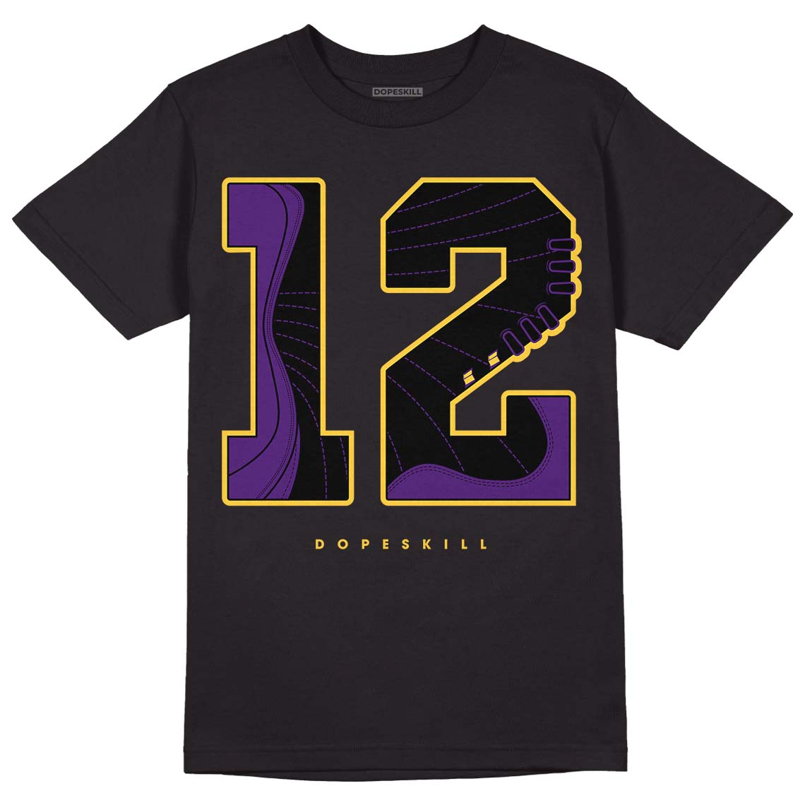 Field Purple 12s DopeSkill T-Shirt No.12 Graphic