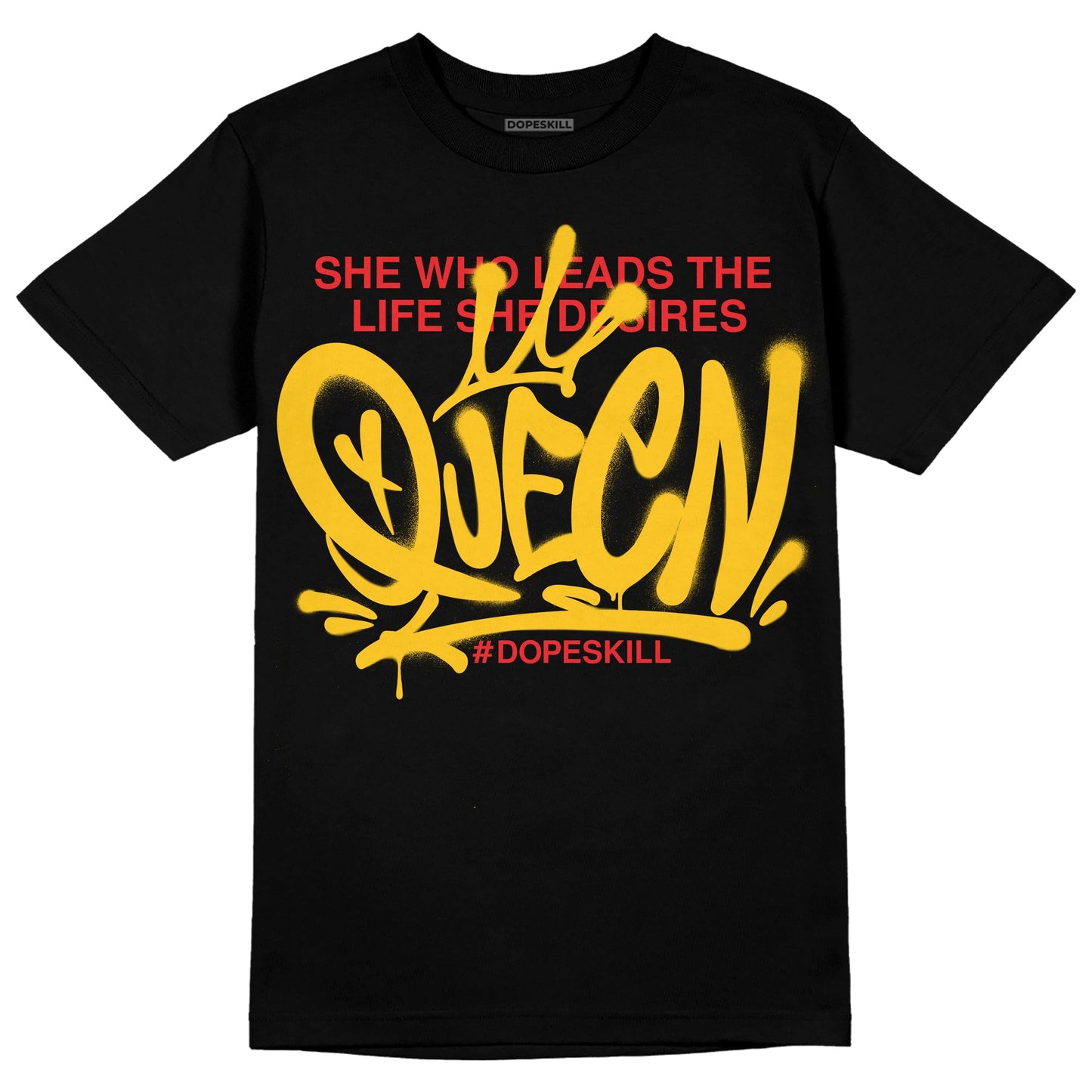 Yellow Collection DopeSkill T-Shirt Queen Graphic