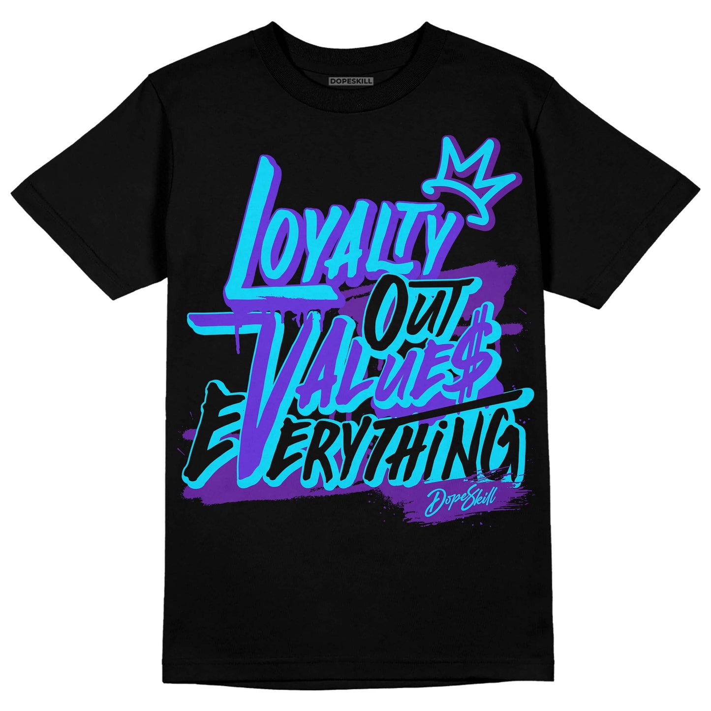 Aqua 6s DopeSkill T-Shirt LOVE Graphic