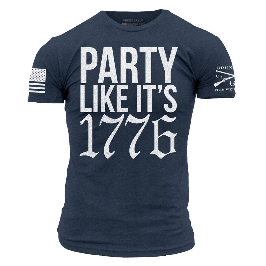 Party Like It 1776 T-Shirt - Midnight Navy