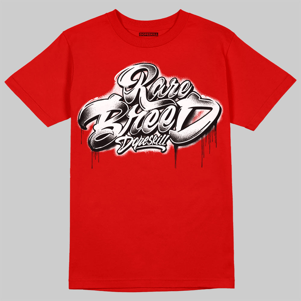 Bred Velvet 11s DopeSkill Red T-shirt Rare Breed Type Graphic
