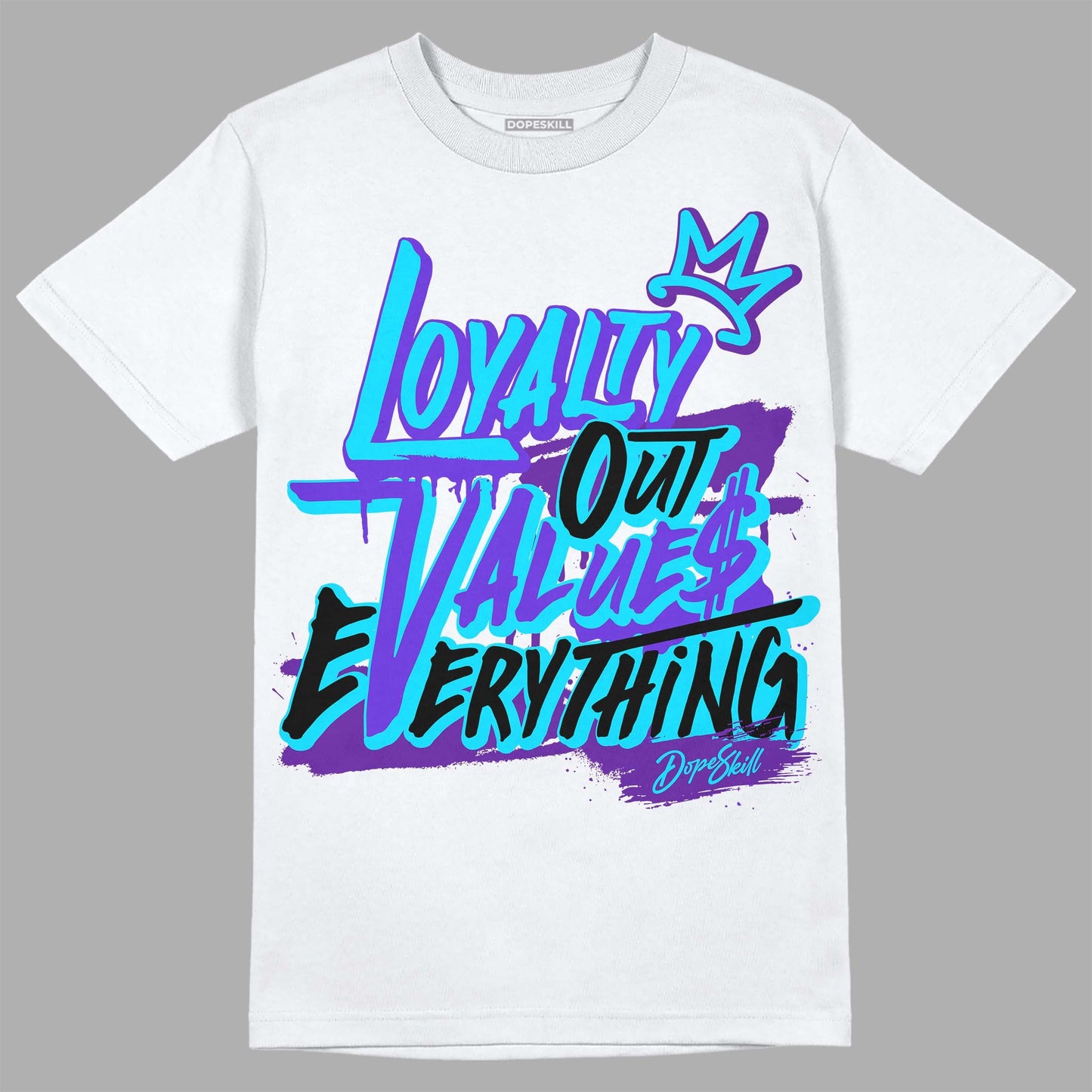 Aqua 6s DopeSkill T-Shirt LOVE Graphic