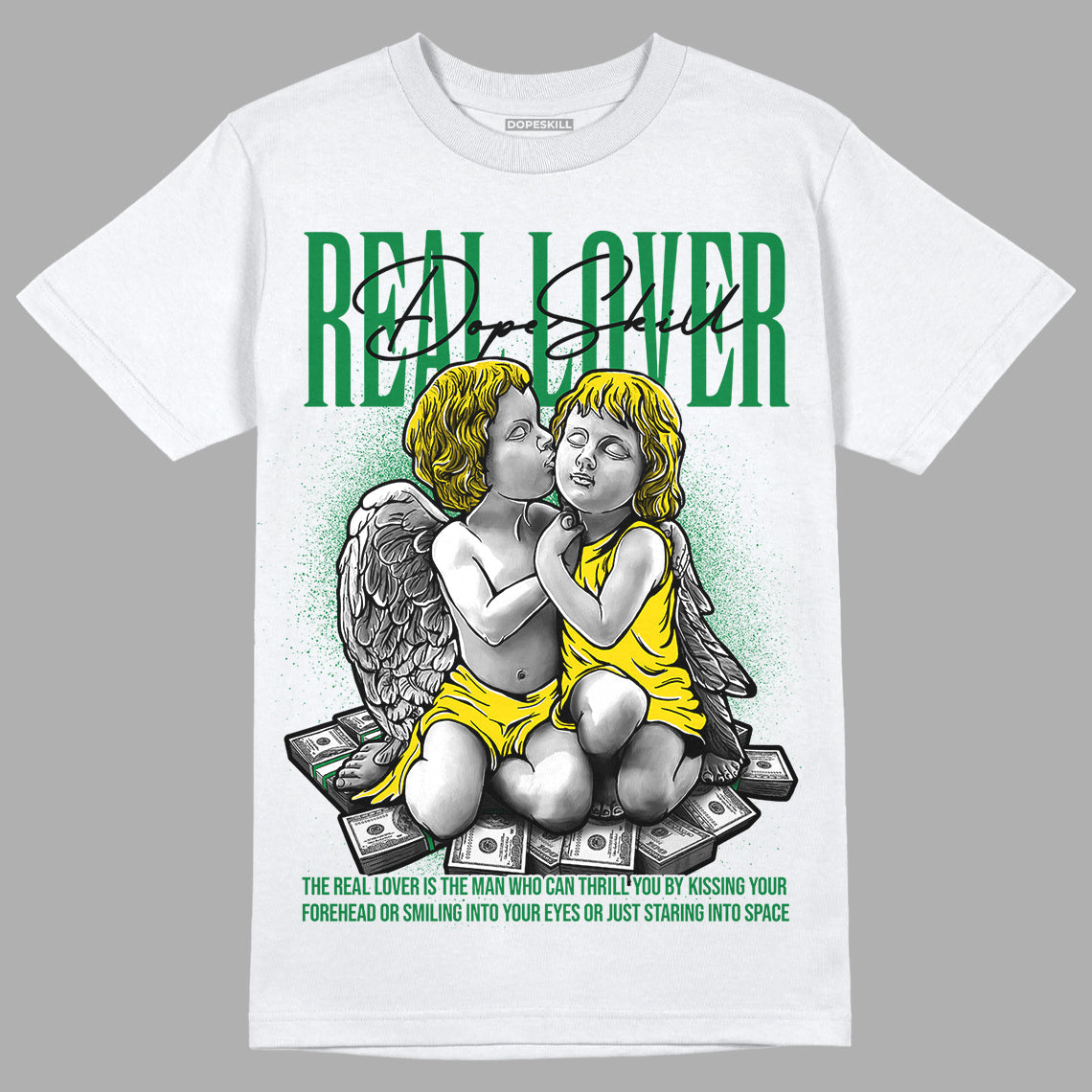 Dunk Low Reverse Brazil DopeSkill T-Shirt Real Lover Graphic