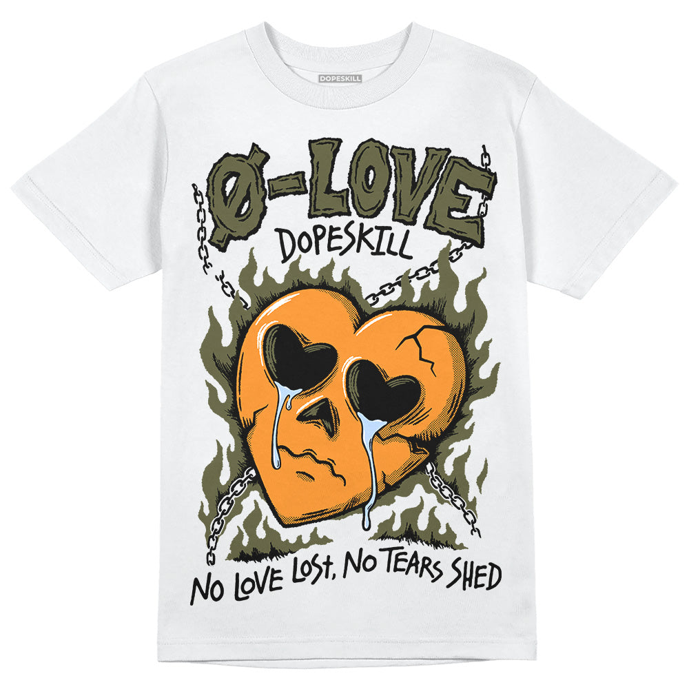 Olive 5s DopeSkill T-Shirt Crying Heart Graphic