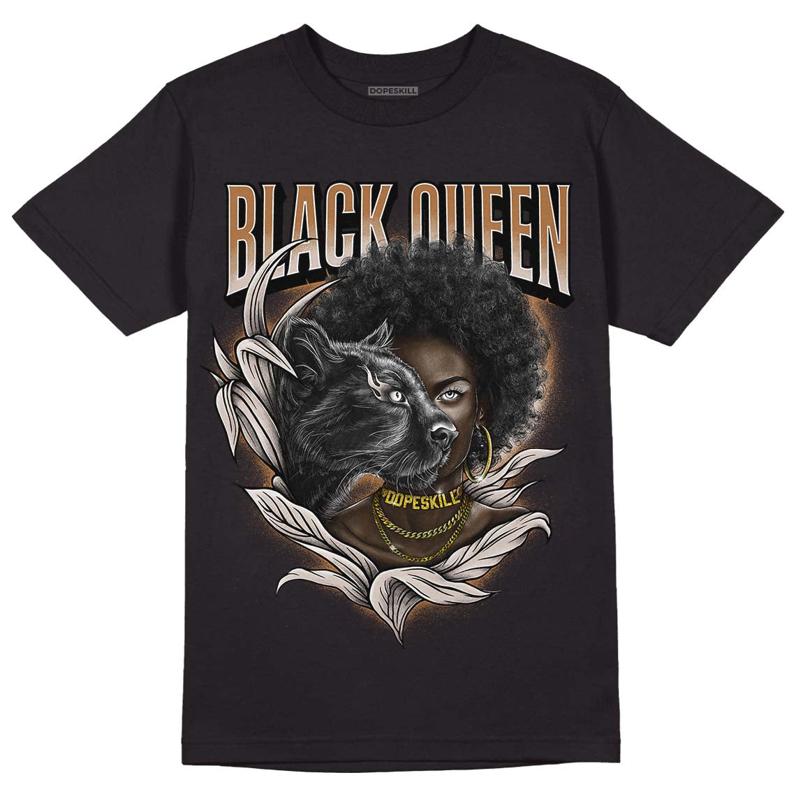Palomino 3s DopeSkill T-Shirt New Black Queen Graphic