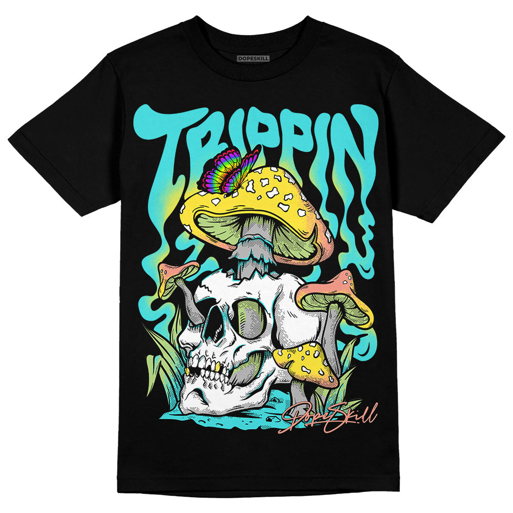 Cyan Burst 9060 DopeSkill T-Shirt Trippin Graphic