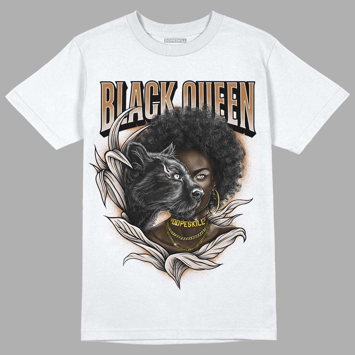 Palomino 3s DopeSkill T-Shirt New Black Queen Graphic