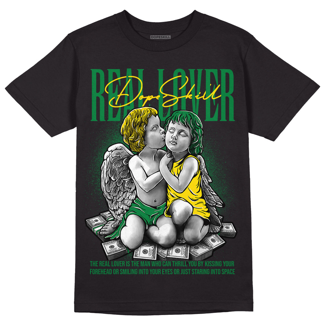 Dunk Low Reverse Brazil DopeSkill T-Shirt Real Lover Graphic