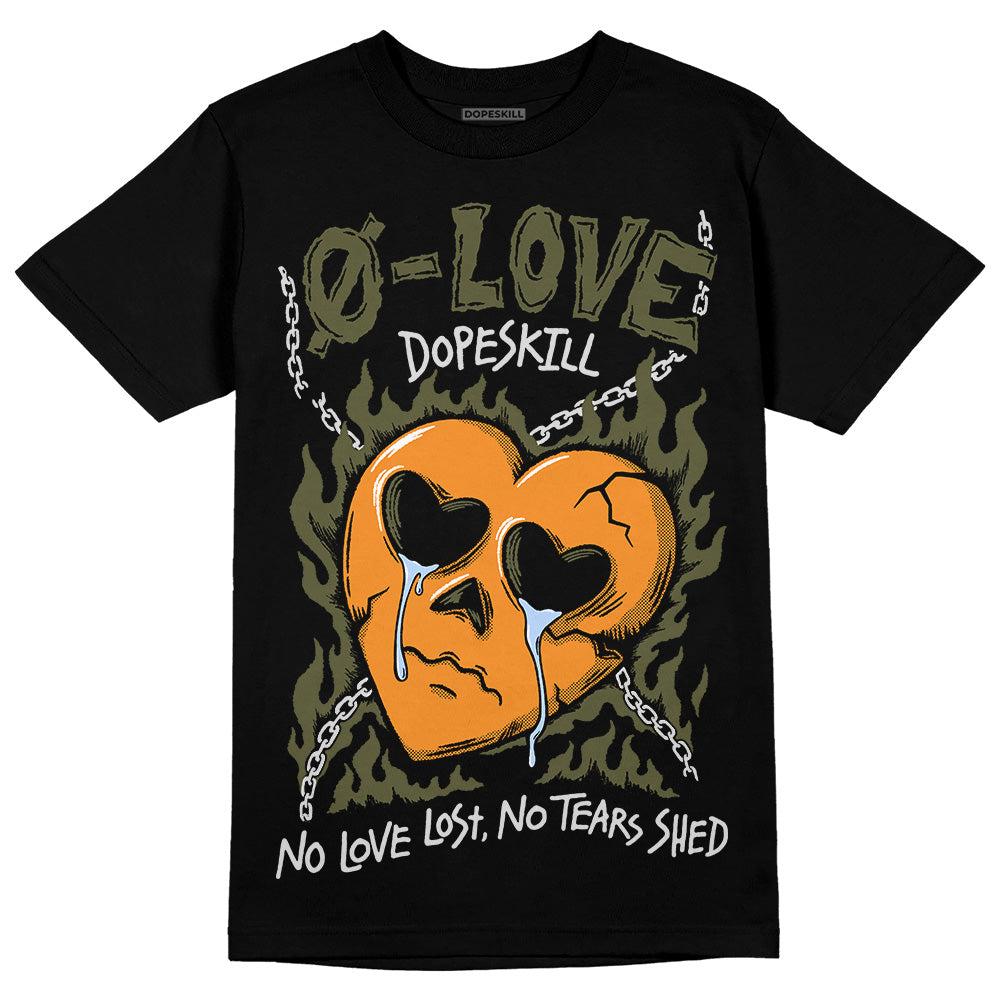 Olive 5s DopeSkill T-Shirt Crying Heart Graphic