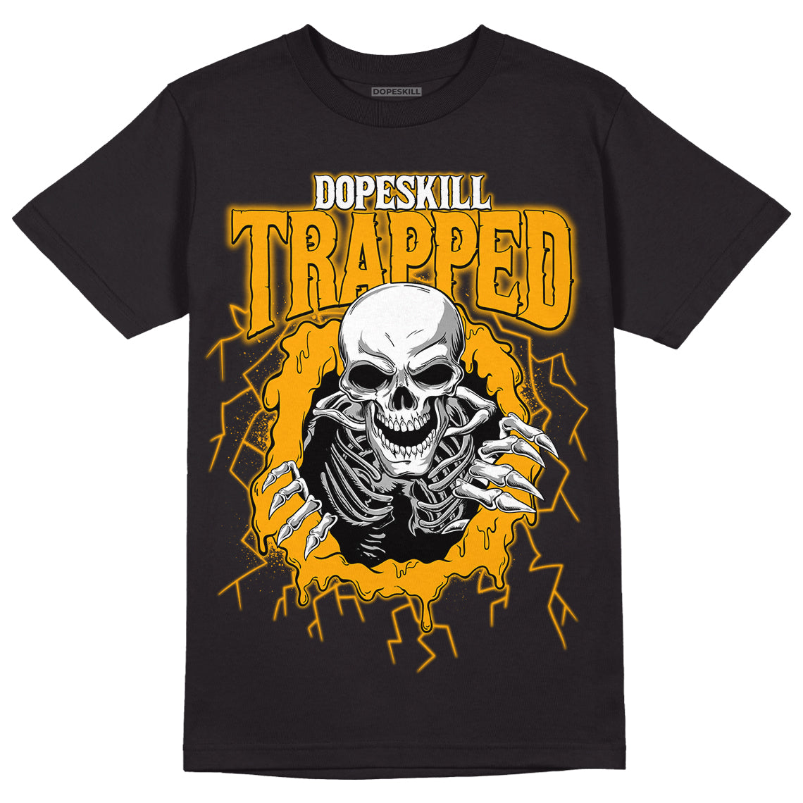 Black Taxi 12s DopeSkill T-Shirt Trapped Halloween Graphic