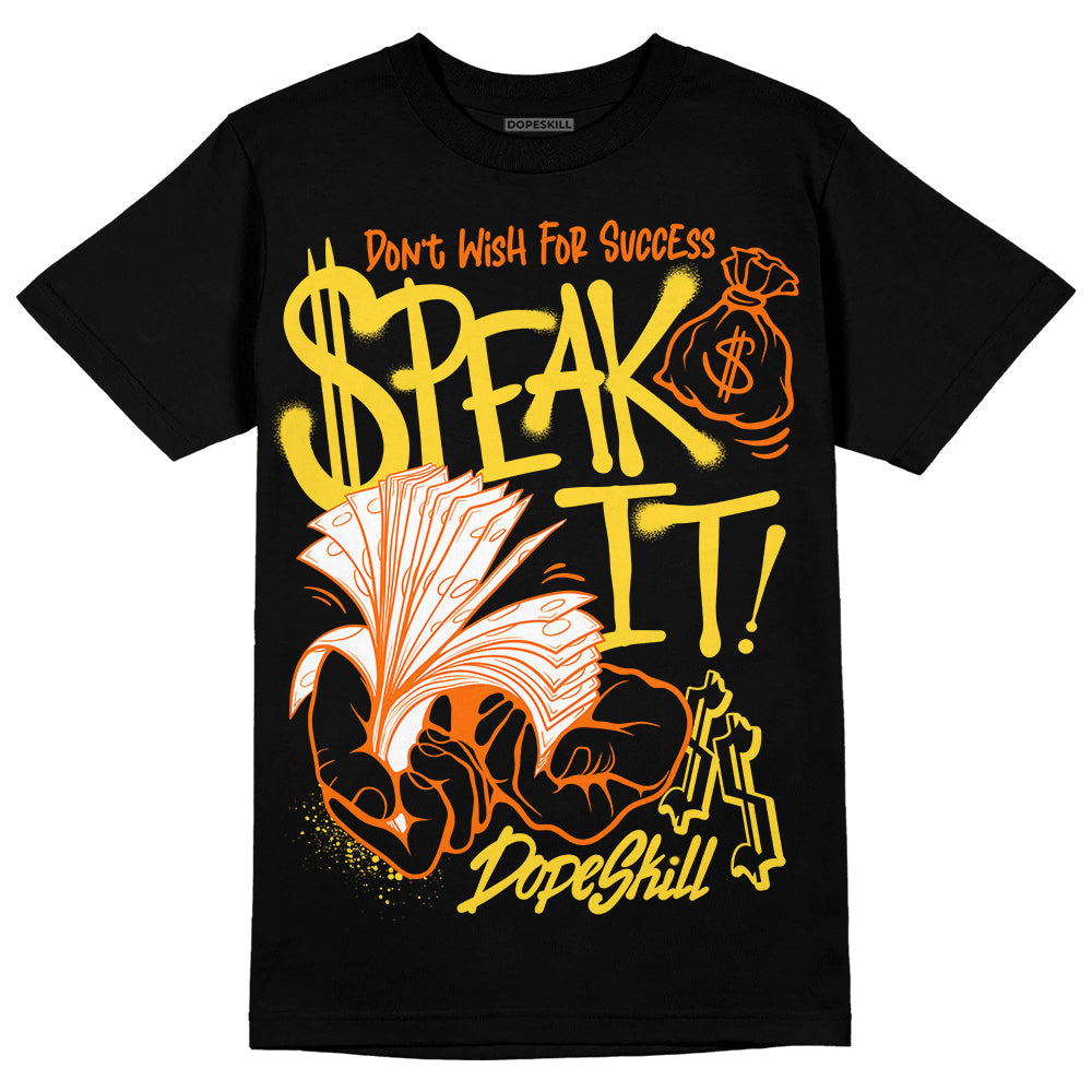 Black Tour Yellow AJ 4 Thunder DopeSkill Unisex T-Shirt Speak It Graphic