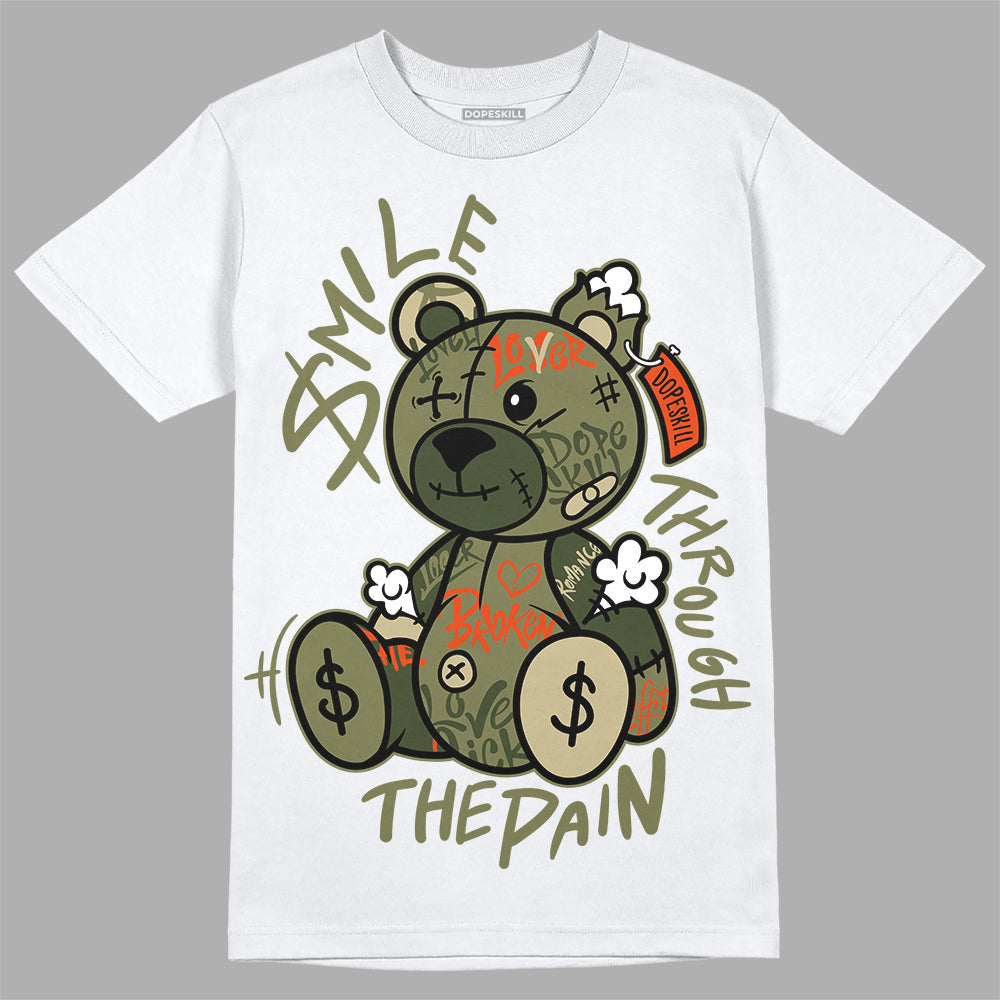 Olive Collection DopeSkill T-Shirt Smile Through The Pain Graphic