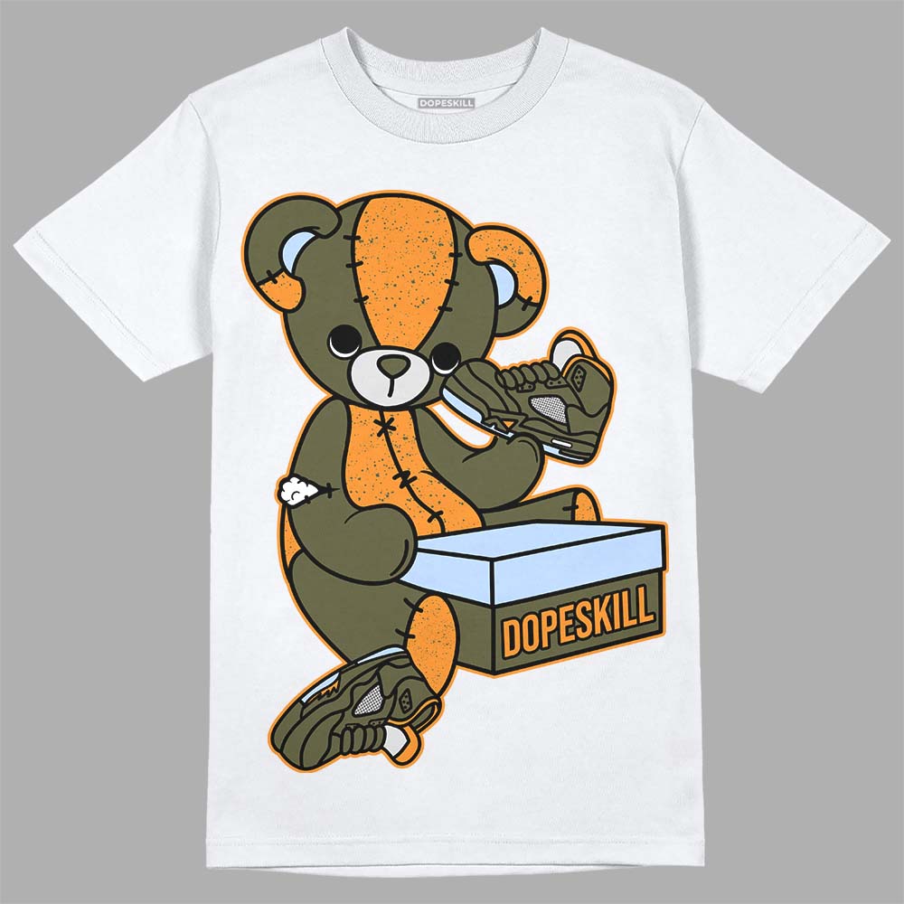Olive 5s DopeSkill T-Shirt Sneakerhead BEAR Graphic