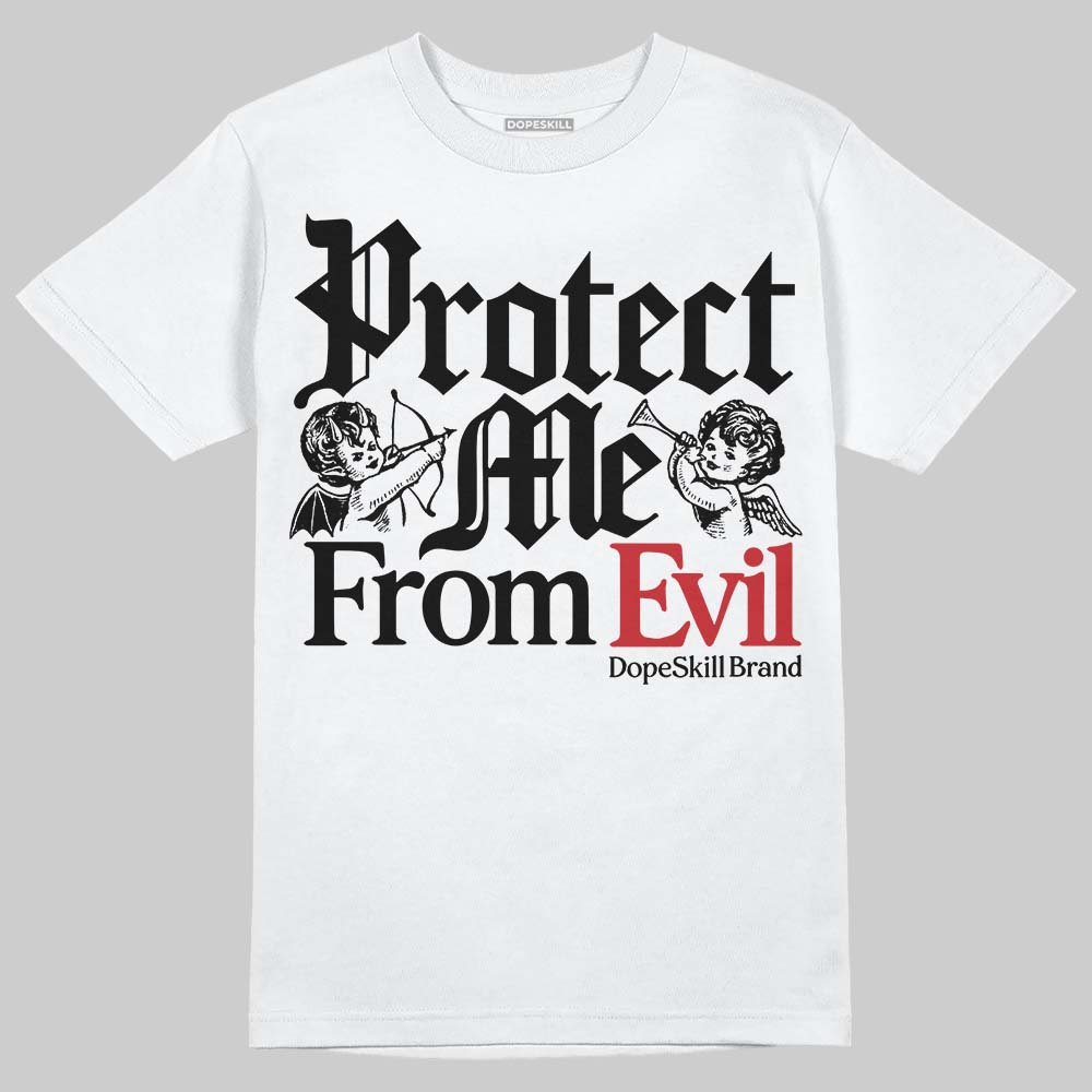 Black Metallic Reimagined 5s DopeSkill T-Shirt Protect Me From Evil Graphic