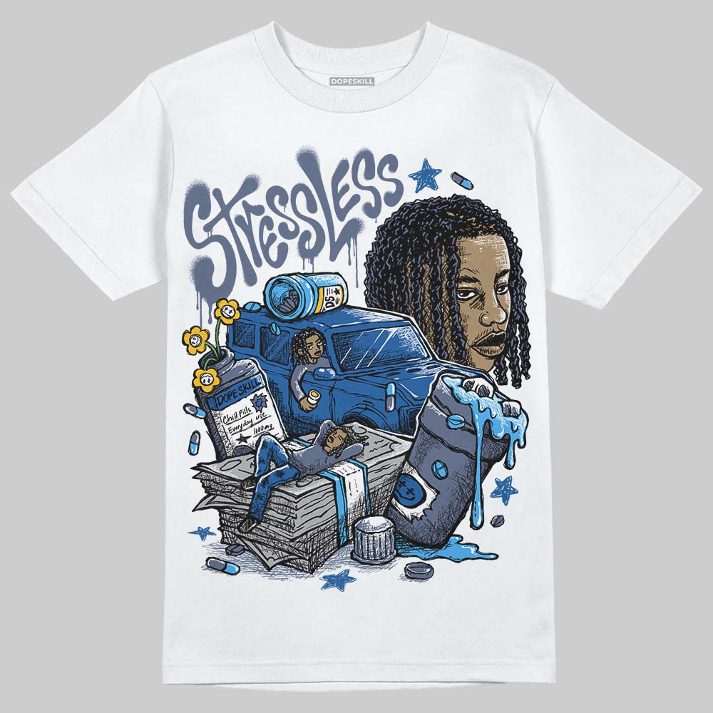 Diffused Blue 11s DopeSkill T-Shirt Stressless Graphic