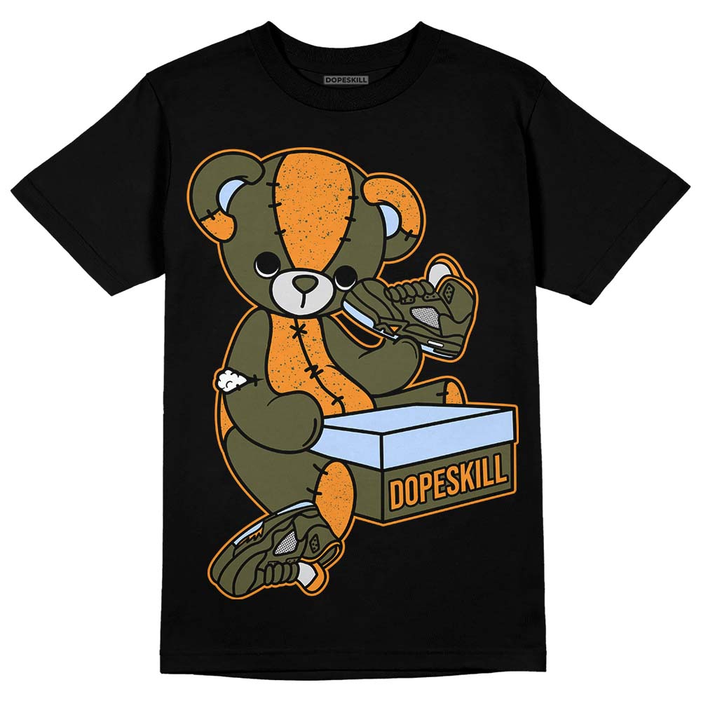 Olive 5s DopeSkill T-Shirt Sneakerhead BEAR Graphic